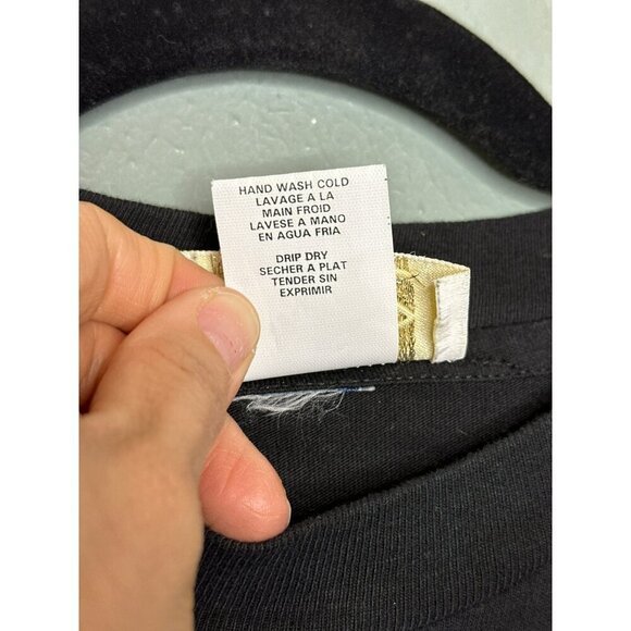 VTG Cache Women's Small Drive-In Gem Black Crewneck T-Shirt Made in Texas RARE - Picture 6 of 9